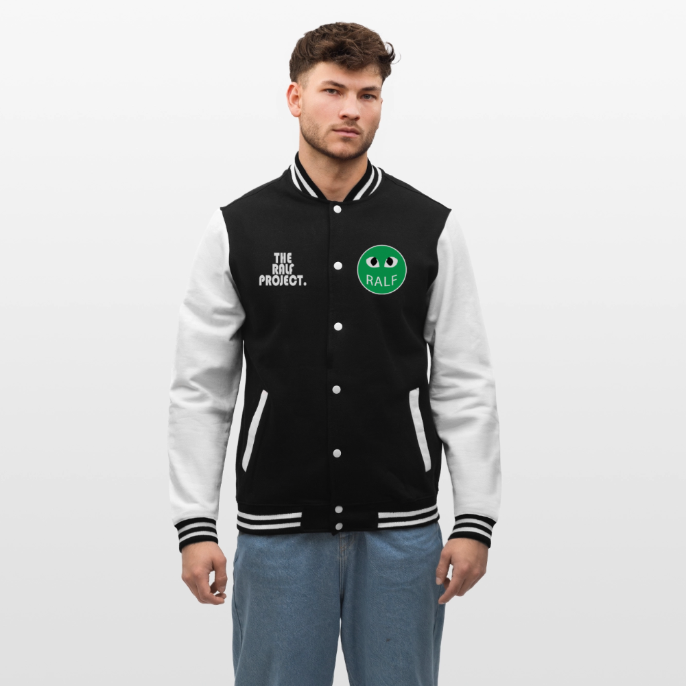 Ralf House (College Sweat Jacket) - black/white