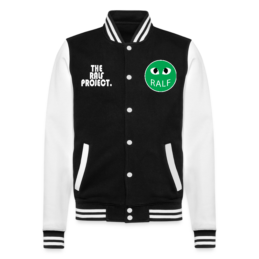 Ralf House (College Sweat Jacket) - black/white